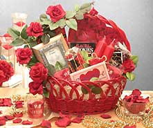Romantic Interlude Valentine's Gift Basket